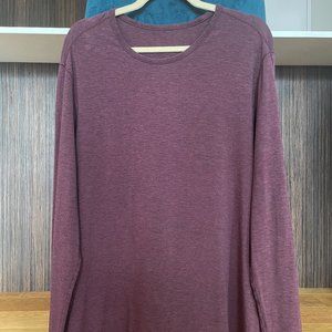 lululemon 5 year basic long sleeve size: XL Color: Maroon